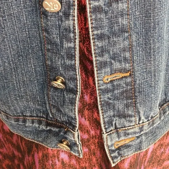 Calvin Klein Jeans Jacket . Coastal Cowgirl. Western. - Picture 3 of 9